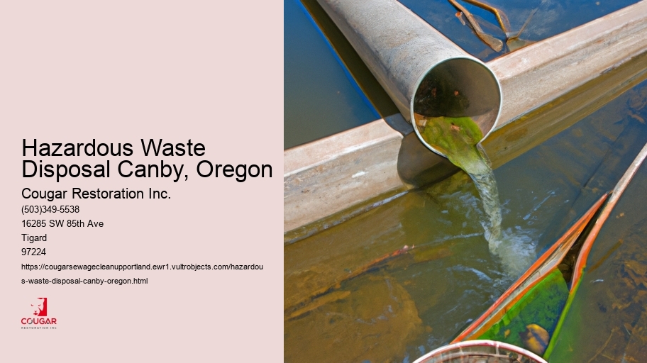 Hazardous Waste Disposal Canby, Oregon